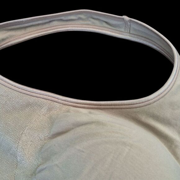 Bali Comfort Revolution Bra ComfortFlex Fit Seamless Shaping Wireless L Nude - Picture 10 of 12